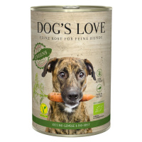 Dog's Love Bio Gartenernte Vegan se zeleninou a ovocem 6 × 400 g