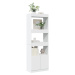 vidaXL Skříň highboard bílá 63 x 33 x 180 cm kompozitní dřevo