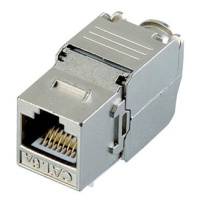 Datacom Keystone RJ45 STP CAT6A samořezný SILVER