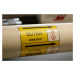 Páska na značení potrubí Signus M25 - BUTAN Samolepka 100 x 77 mm, délka 1,5 m, Kód: 25784