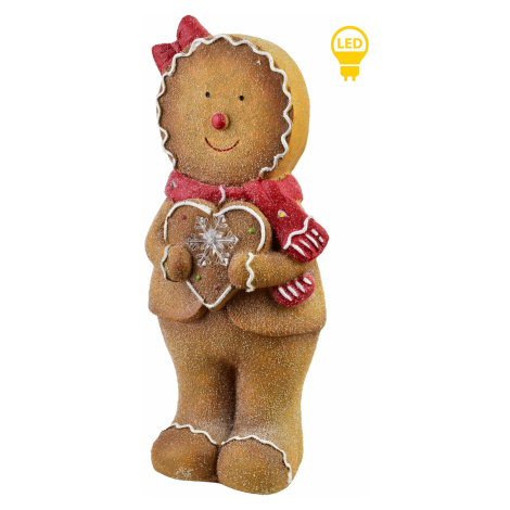 Hnědé vánoční dekorace