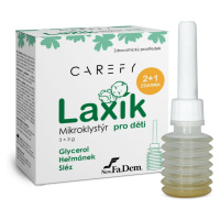 CAREFY Laxík mikroklystýr pro děti 3x3 g