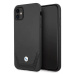 Kryt Case BMW BMHCN61RSWPK iPhone 11 6,1" black hardcase Leather Perforate (BMHCN61RSWPK)