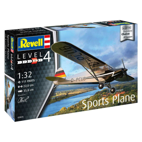 Plastic ModelKit letadlo 03835 - Builders Choice Sports Plane (1:32) Revell