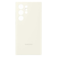 Kryt Samsung Galaxy S23 Ultra cream Silicone Cover (EF-PS918TUEGWW)