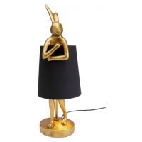 KARE Design Stolní lampa Animal Rabbit zlatá/černá 50cm