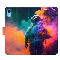 iSaprio flip pouzdro Astronaut in Colours 02 pro iPhone XR