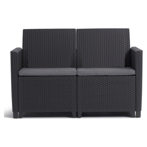 KETER Lavice zahradní CLAIRE SOFA, 113 cm, grafit