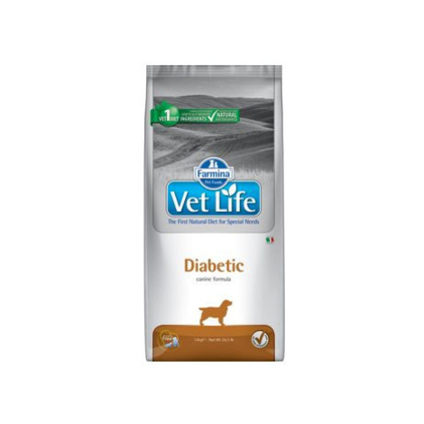 Farmina Vet Life Vet Life Natural DOG Diabetic 12kg