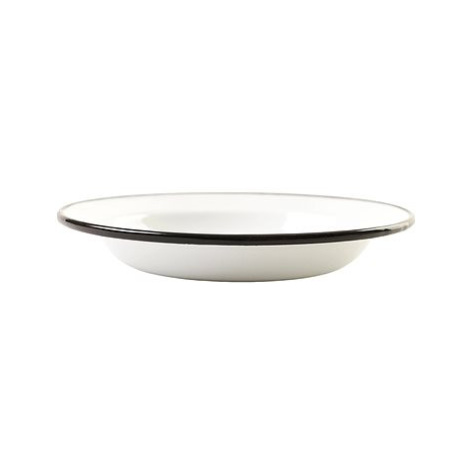 Olymp Smaltovaný talíř, hluboký, 22 cm, bílý