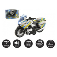 Teddies Motorka policejní 12cm kov/plast na baterie