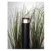 NOVA LUCE venkovní sloupkové svítidlo AGOSTO černý hliník a akrylový difuzor LED 6W 3000K 100-24