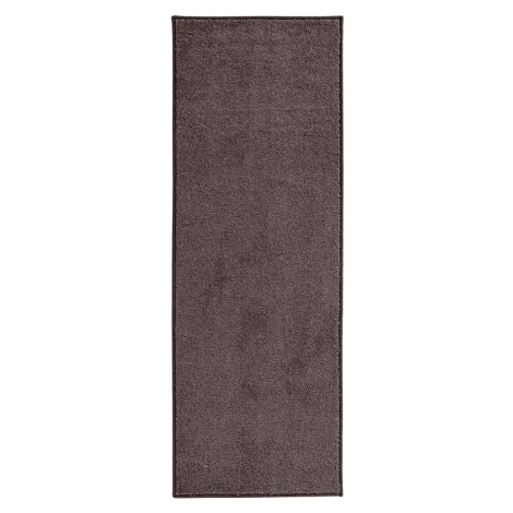 Antracitově šedý běhoun Hanse Home Pure, 80 x 400 cm