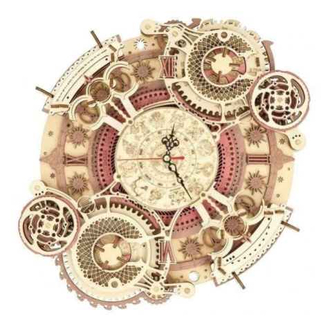 Puzzle 3D Nástěnné hodiny Zodiac/168 díl ROBOTIME