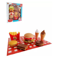 MAC TOYS Fast Food potraviny makety rychlé občerstvení plast v krabici