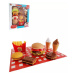 MAC TOYS Fast Food potraviny makety rychlé občerstvení plast v krabici