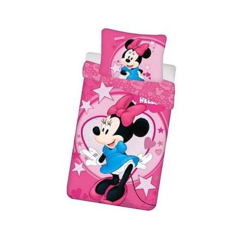 Disney Oboustranné povlečení Disney 140 × 200 cm – Růžová Minnie Mouse