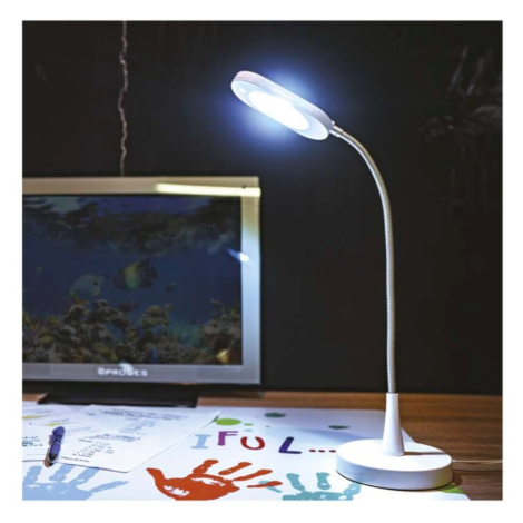 LED stolní lampa white & home, bílá EMOS