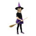Dětský kostým tutu sukně čarodějnice s kloboukem