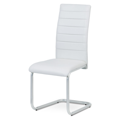 Jídelní židle TORIGON, bílá/šedý lak Autronic