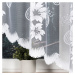 Dekorační oblouková krátká záclona na žabky ARLETA bílá 310x160 cm MyBestHome