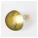 Lucande E27 3,8W LED zrcadlená žárovka G95 2700K zlatá 2ks