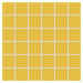 Mozaika Rako Color Two tmavě žlutá 30x30 cm mat GDM05142.1