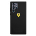 Ferrari FESSIHCS22LBK hard silikonové pouzdro Samsung Galaxy S22 Ultra 5G Black On Track Silicon