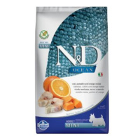 N&D Ocean Dog Grain Free Adult Mini Codfish & Pumpkin & Orange 2,5kg