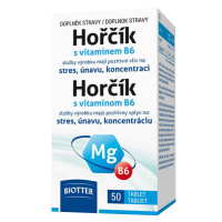 Biotter Hořčík 125 mg s vitamínem B6 50 tablet
