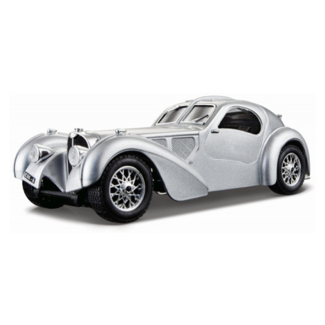 Bburago Bugatti Atlantic strieborné 1:24