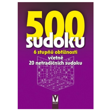 500 sudoku - fialová obálka