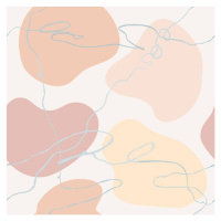 Ilustrace Seamless pattern with colorful hand draw, Lizaveta Kadol, (40 x 40 cm)