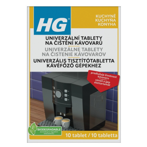 HG Univerzální tablety na čištění kávovarů 10 ks