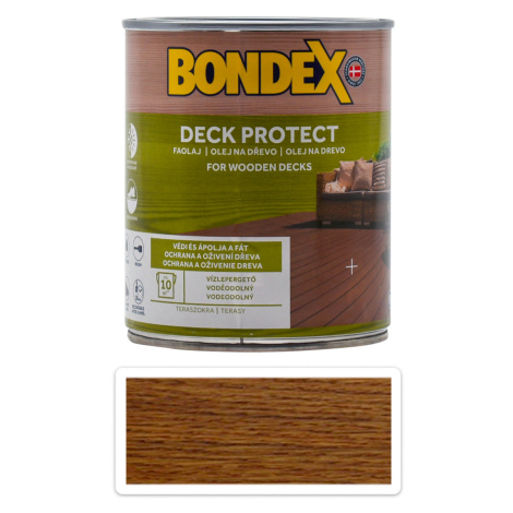 BONDEX Deck Protect - ochranný syntetický olej na dřevo v exteriéru 0.75 l Dub