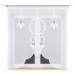 Dekorační oblouková krátká záclona na žabky NEW LEA 160 bílá 160x160 cm MyBestHome