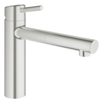 Dřezová baterie GROHE Concetto New s vytahovací sprškou supersteel 31129DC1