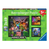 Ravensburger Minecraft Biomes 3x49 dílků