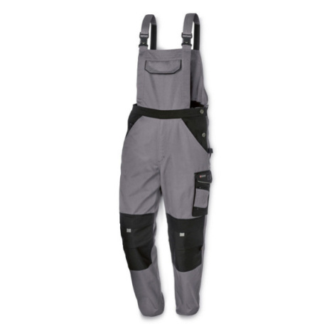 PARKSIDE PERFORMANCE® Pánské pracovní kalhoty s laclem (adult#male, 50, šedá/černá)