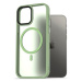 AlzaGuard Matte Case Compatible with MagSafe pro iPhone 12 / 12 Pro zelený