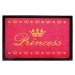 Růžová rohožka Hanse Home Princess, 40 x 60 cm