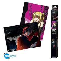 Set 2 plakátů Death Note - L vs Light & Misa (52x38 cm)