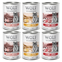 Wolf of Wilderness konzervy, 24 x 400 g - 20 + 4 zdarma - Senior míchané balení spoustou čerstvé