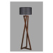 Sofahouse 28665 Designová stojanová lampa Thea 166 cm černý ořech