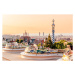 Fotografie Barcelona cityscape with Sagrada Familia seen, Alexander Spatari, 40 × 26.7 cm