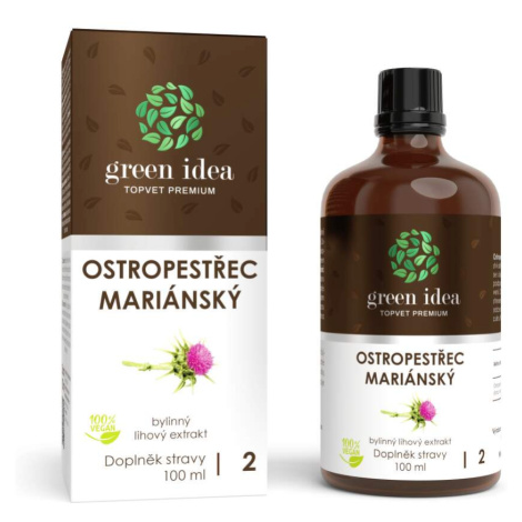 Green idea Ostropestřec mariánský lihový extrakt 100ml