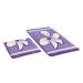 Bellatex ULTRA sada 60 × 100,60 × 50 cm - fialový květ