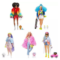 Barbie Extra módní set s mazlíčkem 5 druhů