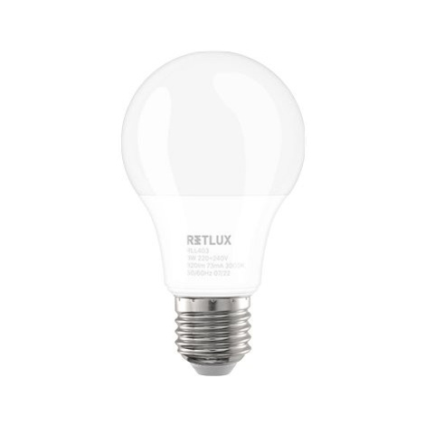 RETLUX RLL 403 A60 E27 bulb 9W WW