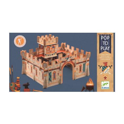 3D kartonová skládačka - Středověký hrad DJECO